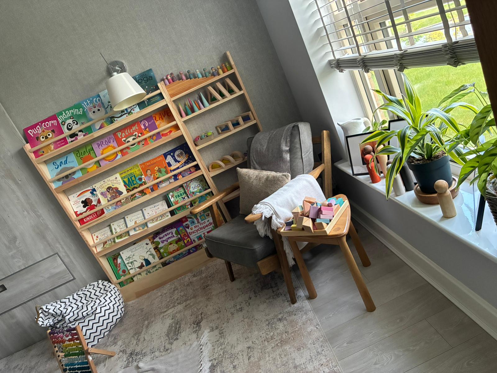 Cosy reading corner